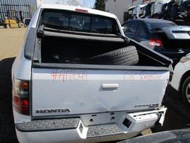 2008 HONDA RIDGELINE RTL WHITE 3.5L AT 4WD A17549